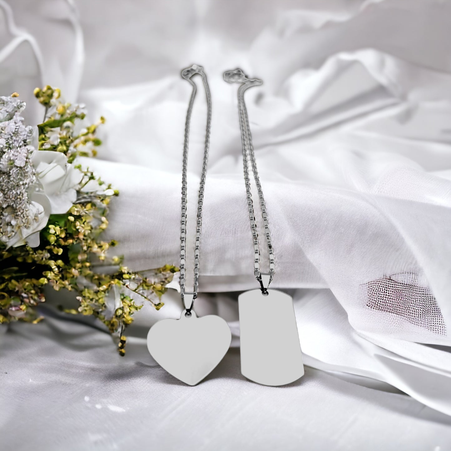 Elegante Kette in Silber mit Personalisierte Gravur