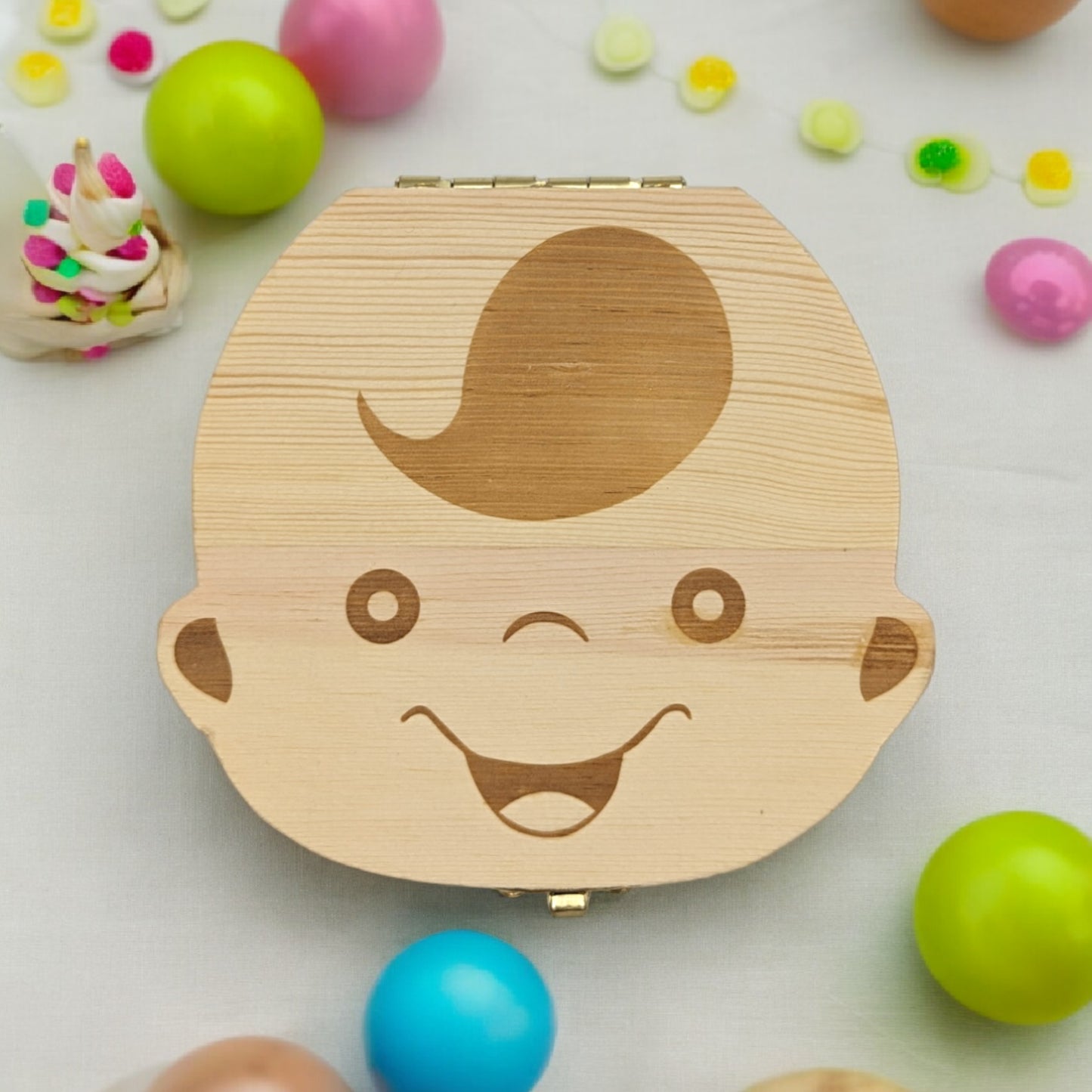 Personalisierte Milchzahn-Erinnerungsbox für Kinder