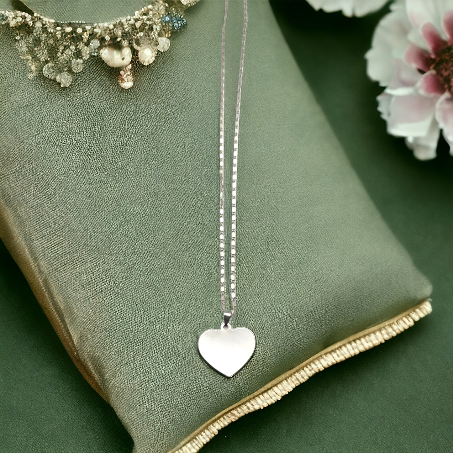Elegante Kette in Silber mit Personalisierte Gravur