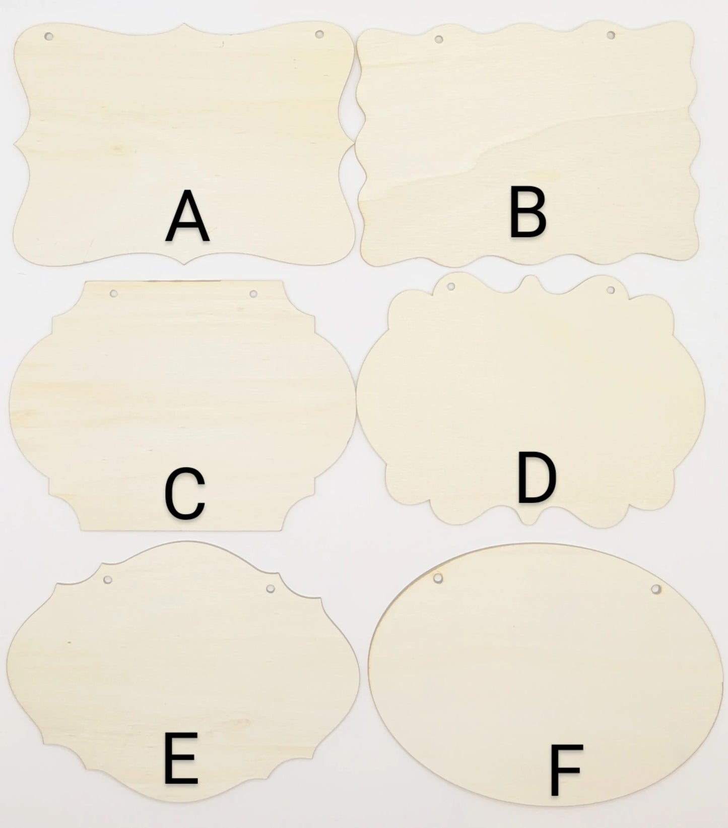 Kreativ Holzdekor-Platten mit Personalisierung