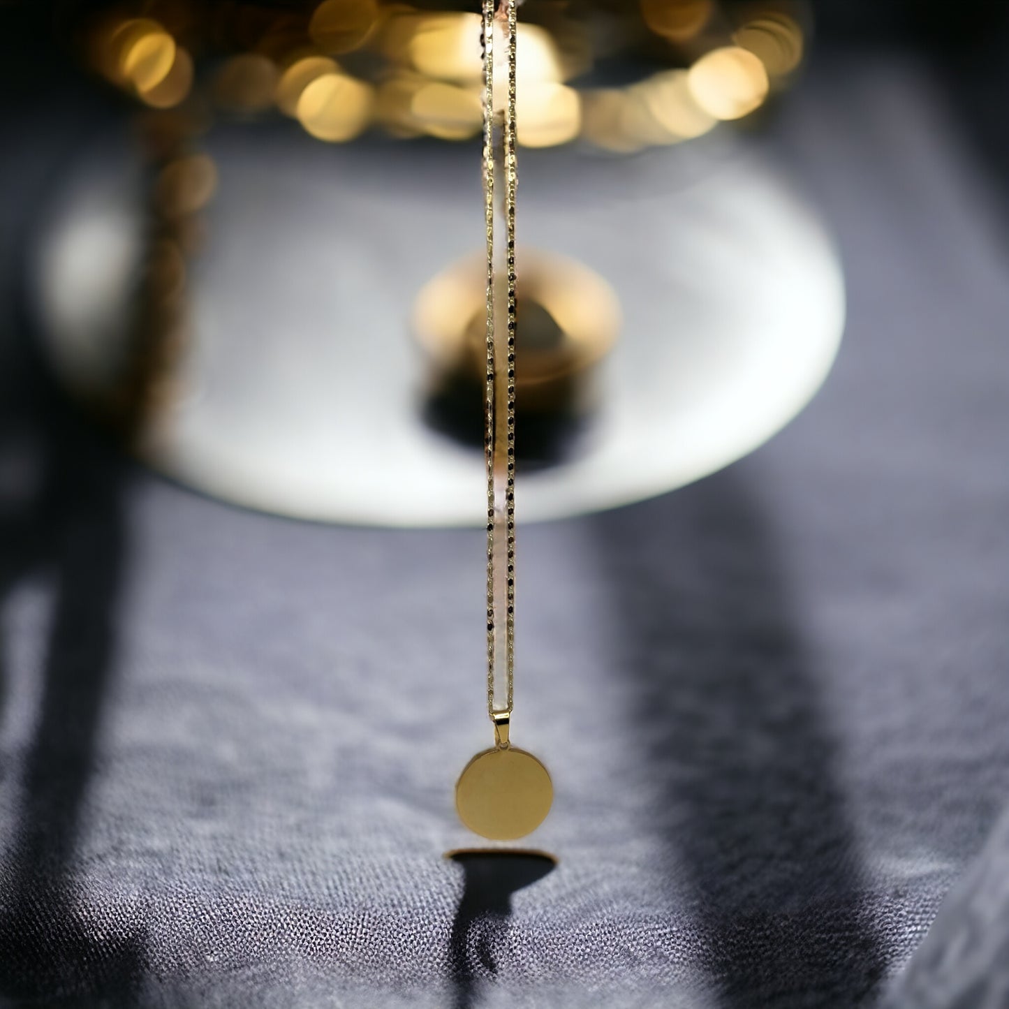 Elegante Kette in Gold mit Personalisierter Gravur