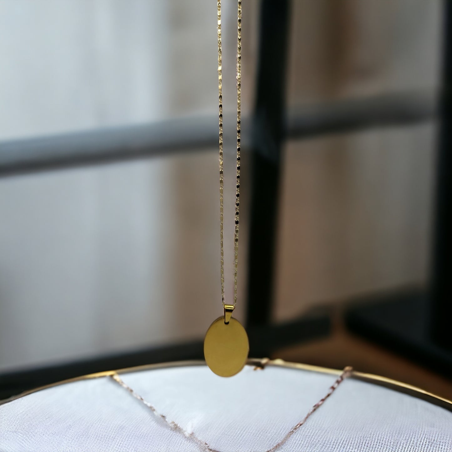 Elegante Kette in Gold mit Personalisierter Gravur