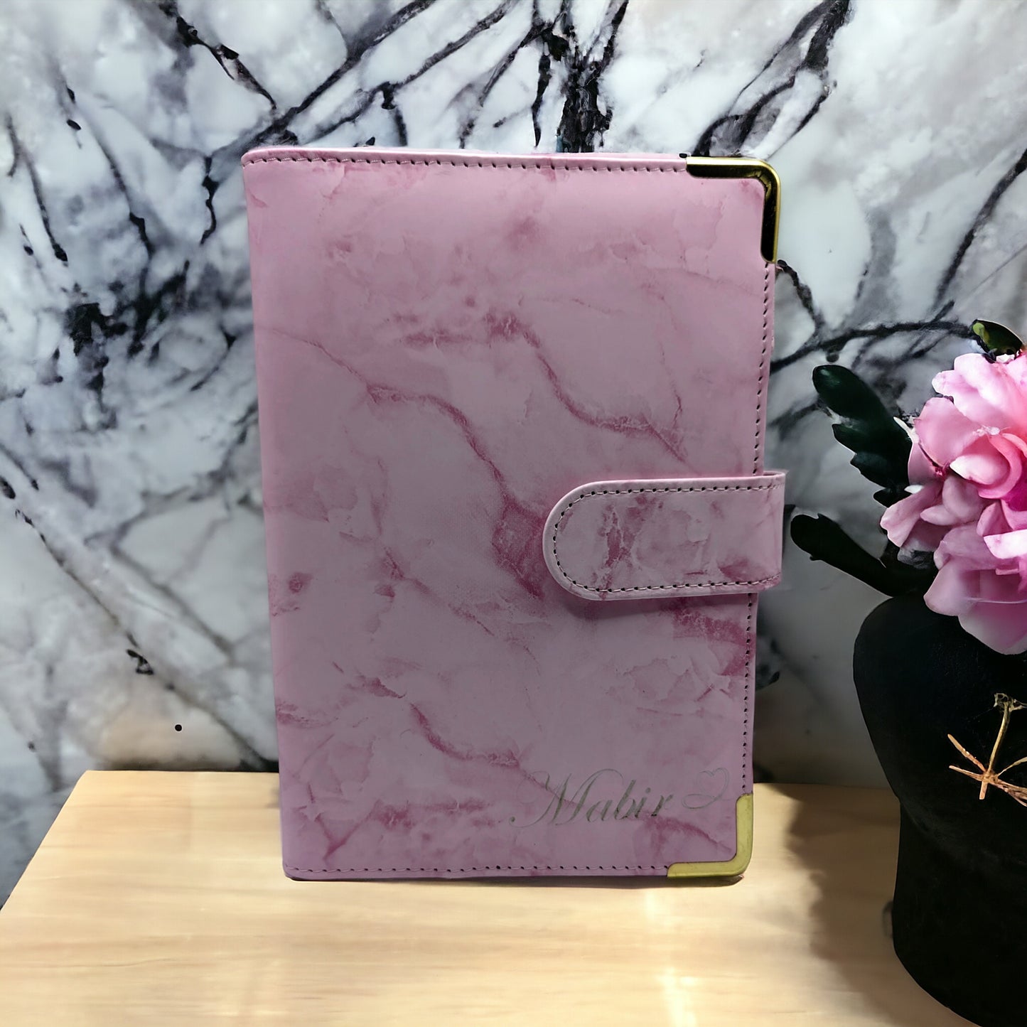 Personalisierter Eleganter Hochwertiger A6 Budget-Planer